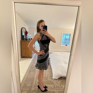 BCBG Max Azria Black and Lace Dress